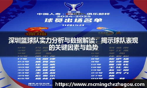 深圳篮球队实力分析与数据解读：揭示球队表现的关键因素与趋势