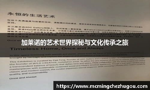加莱诺的艺术世界探秘与文化传承之旅